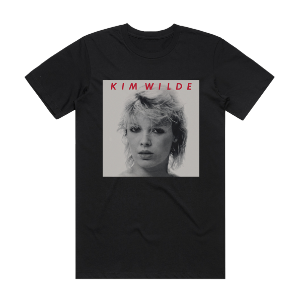 Kim Wilde Kids In America Album Cover T-Shirt Black