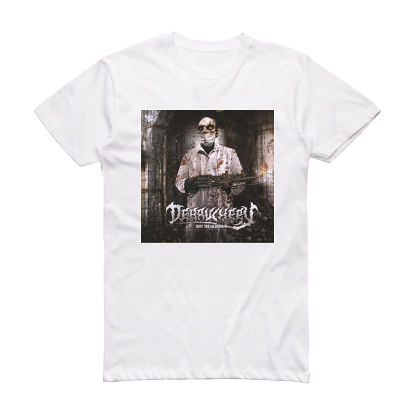 Debauchery Kill Maim Burn Album Cover T-Shirt White