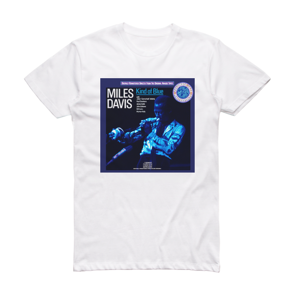 Miles Davis Kind Of Blue 2 Album Cover T-Shirt White