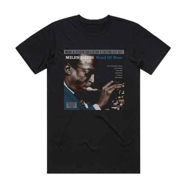 Miles Davis Kind Of Blue 4 Album Cover T-Shirt Black