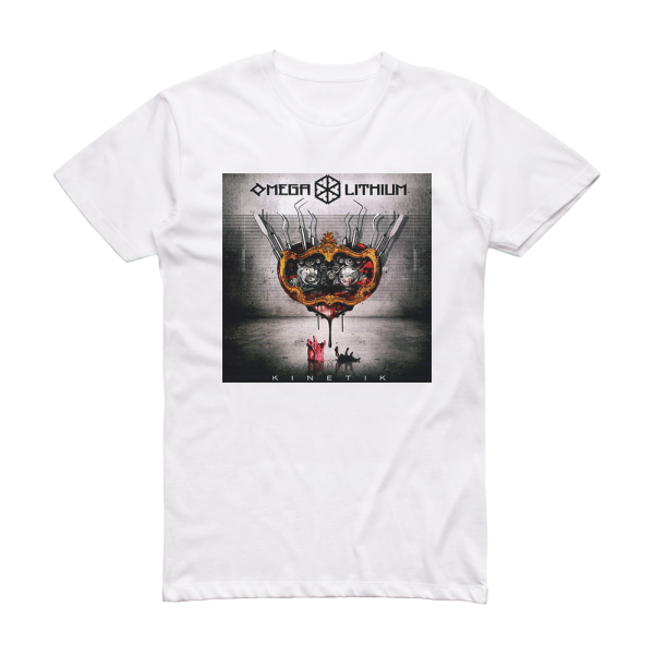 Omega Lithium Kinetik Album Cover T-Shirt White