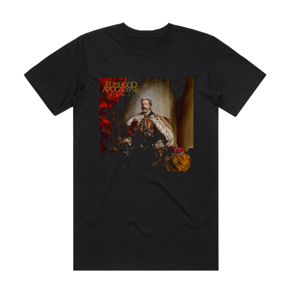 Fleshgod Apocalypse King Album Cover T-Shirt Black