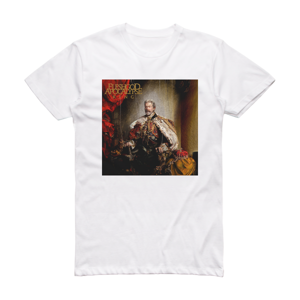 Fleshgod Apocalypse King Album Cover T-Shirt White