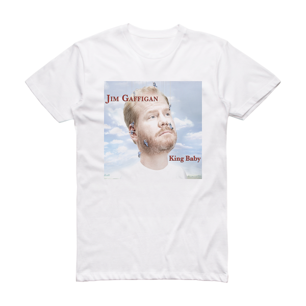 Jim Gaffigan King Baby Album Cover T-Shirt White