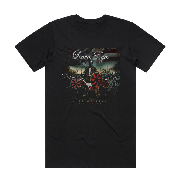 Leaves’ Eyes King Of Kings Album Cover T-Shirt Black