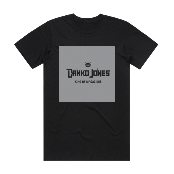 Danko Jones King Of Magazines Album Cover T-Shirt Black