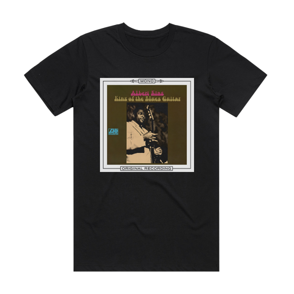 Albert King King Of The Blues Guitar Album Cover T-Shirt Black