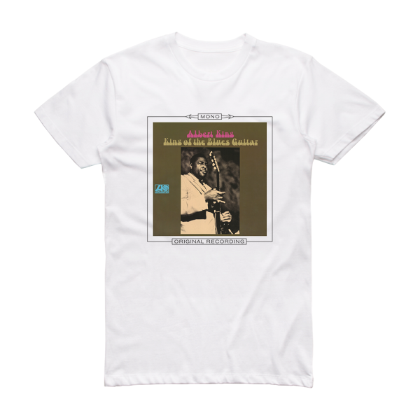 Albert King King Of The Blues Guitar Album Cover T-Shirt White