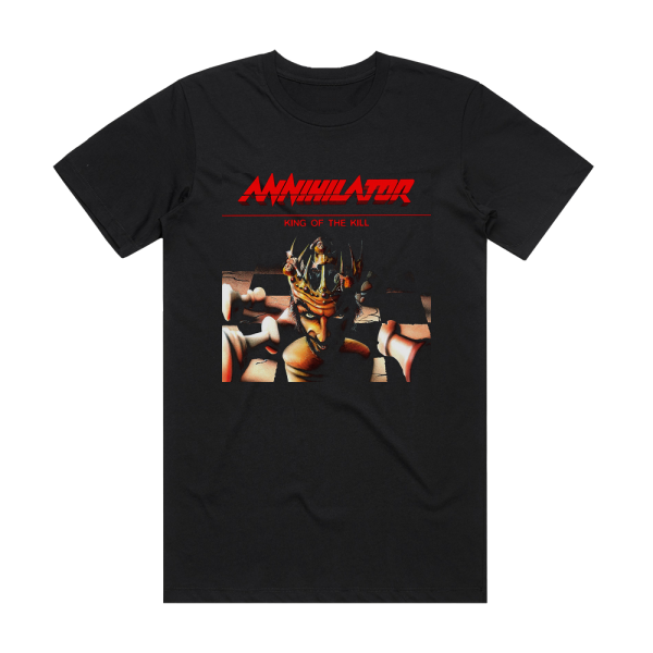 Annihilator King Of The Kill 1 Album Cover T-Shirt Black