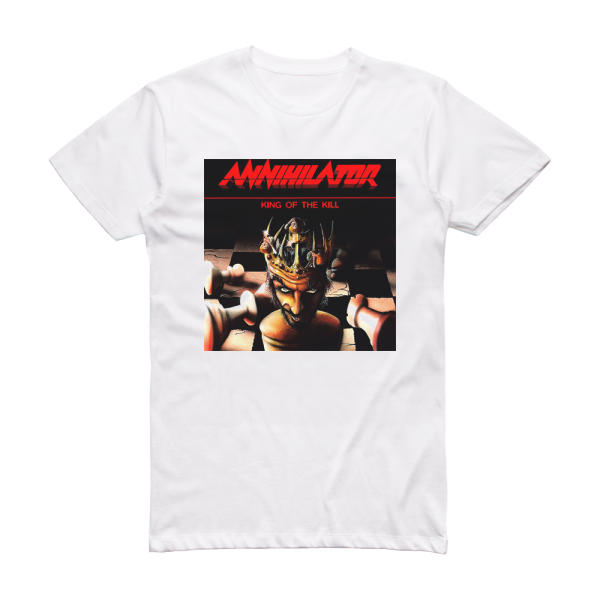 Annihilator King Of The Kill 1 Album Cover T-Shirt White