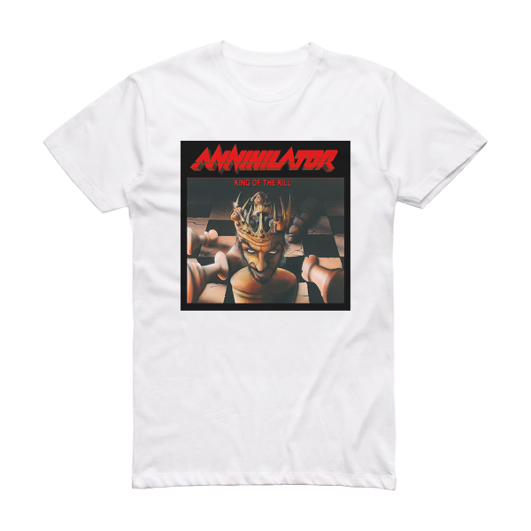 Annihilator King Of The Kill 2 Album Cover T-Shirt White