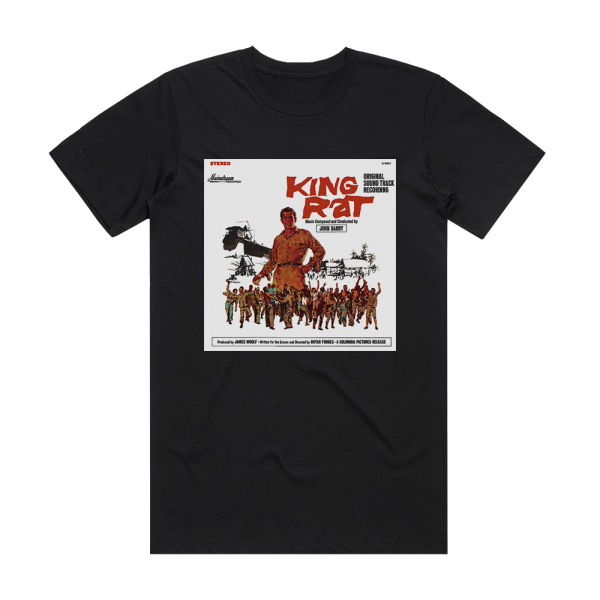 John Barry King Rat Album Cover T-Shirt Black