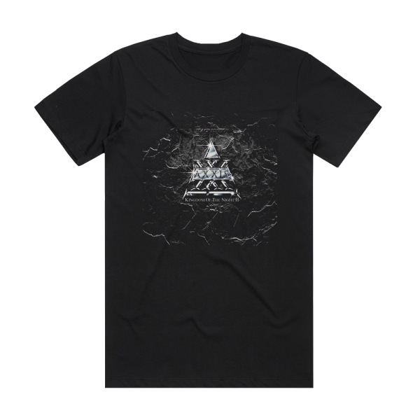 Axxis Kingdom Of The Night Ii 1 Album Cover T-Shirt Black