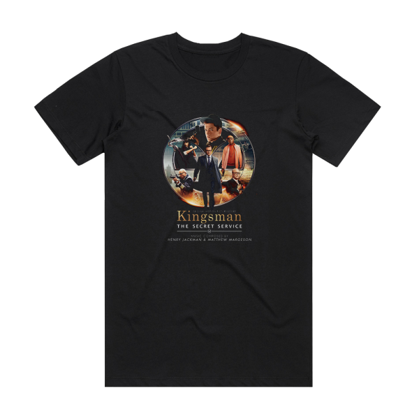 Henry Jackman Kingsman The Secret Service Album Cover T-Shirt Black