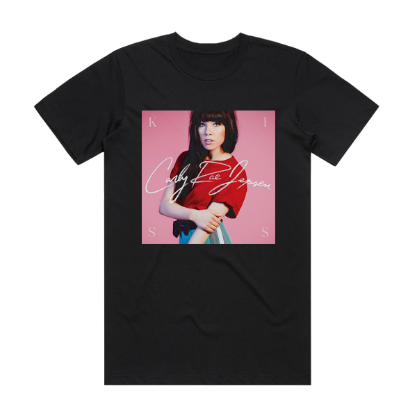 Carly Rae Jepsen Kiss Album Cover T-Shirt Black