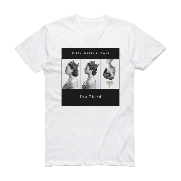 Kitty Daisy and Lewis Kitty Daisy Lewis The Third Album Cover T-Shirt White