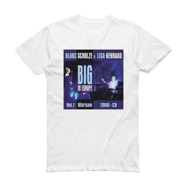 Klaus Schulze Klaus Schulze Lisa Gerrard Big In Europe Vol 1 Warsaw Album Cover T-Shirt White