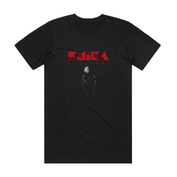 Emika Klavirni Album Cover T-Shirt Black