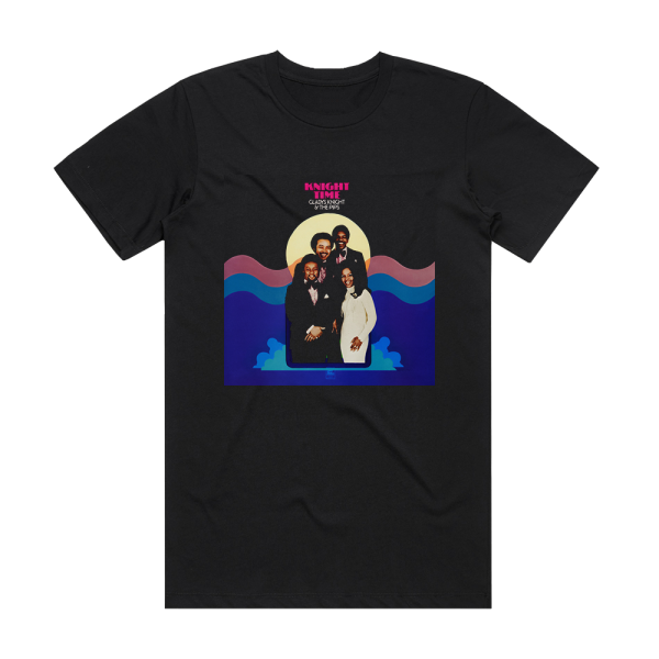 Gladys Knight and The Pips Knight Time Album Cover T-Shirt Black