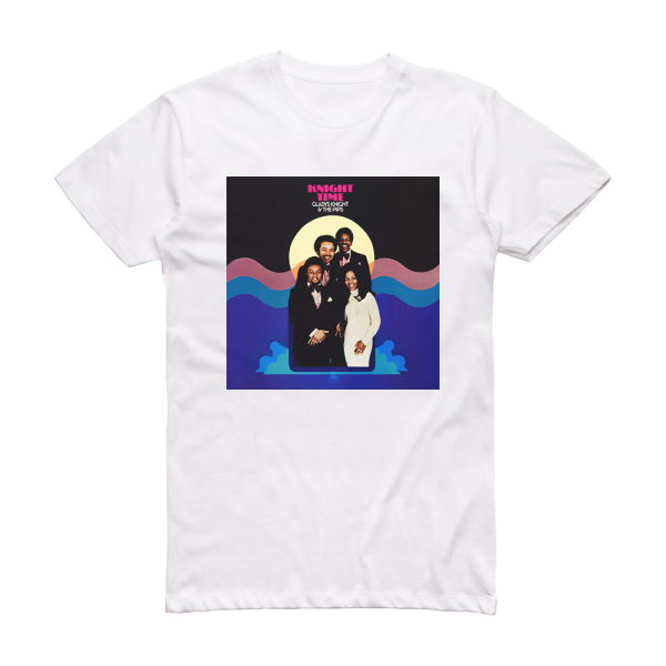 Gladys Knight and The Pips Knight Time Album Cover T-Shirt White