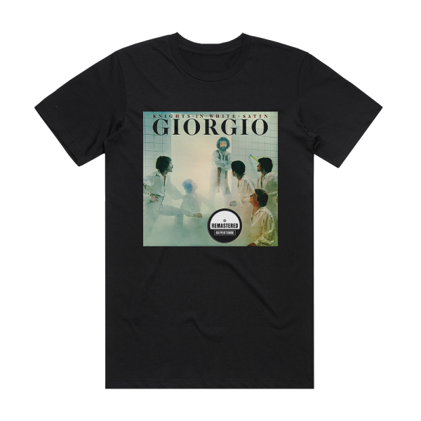 Giorgio Moroder Knights In White Satin 2 Album Cover T-Shirt Black