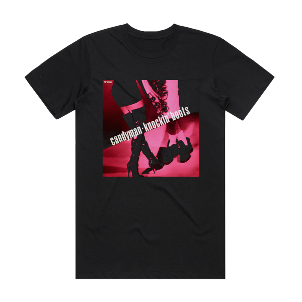 Candyman Knockin Boots Album Cover T-Shirt Black