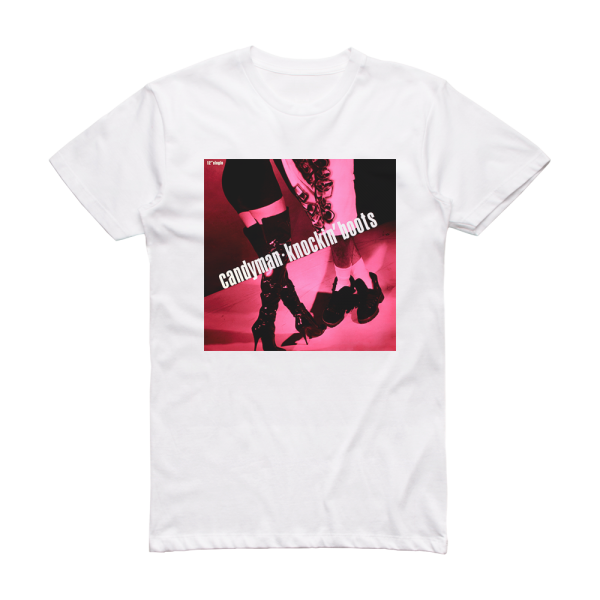 Candyman Knockin Boots Album Cover T-Shirt White