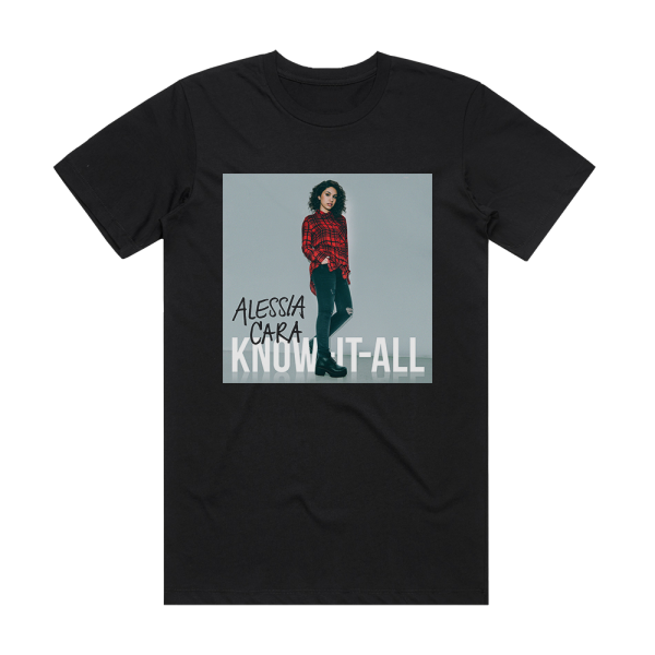 Alessia Cara Know It All Album Cover T-Shirt Black