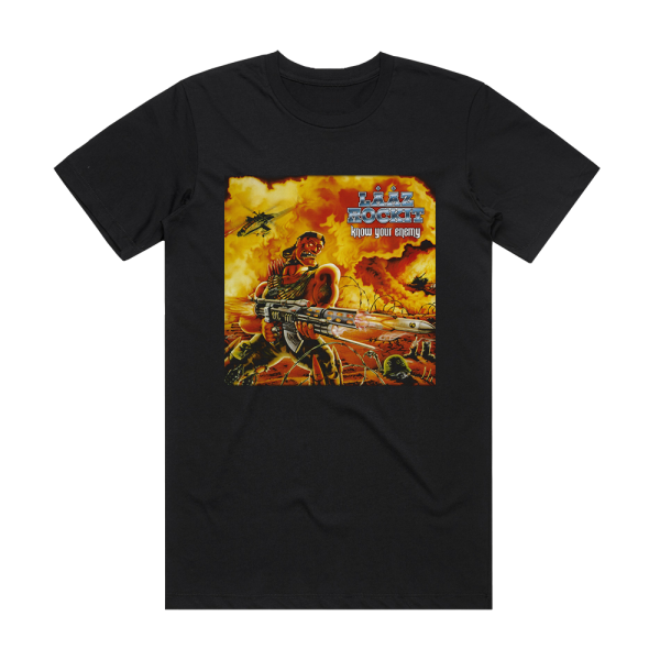 Laaz Rockit Know Your Enemy Album Cover T-Shirt Black