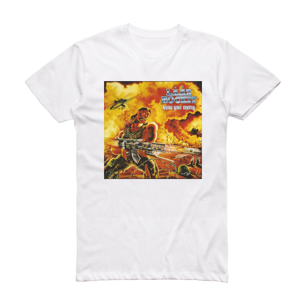 Laaz Rockit Know Your Enemy Album Cover T-Shirt White