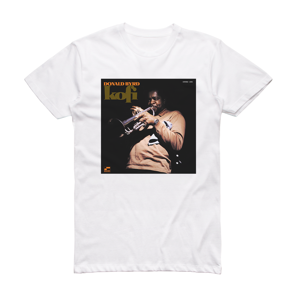 Donald Byrd Kofi Album Cover T-Shirt White – ALBUM COVER T-SHIRTS