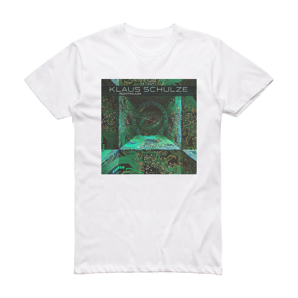 Klaus Schulze Kontinuum Album Cover T-Shirt White