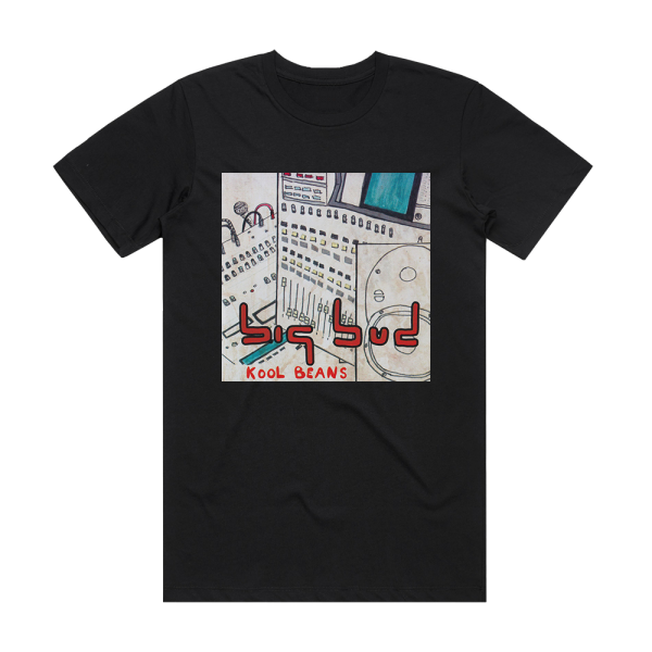 Big Bud Kool Beans Album Cover T-Shirt Black