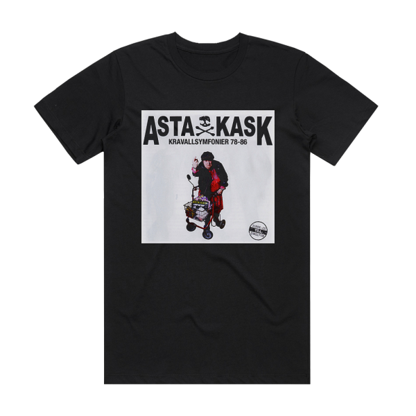 Asta Kask Kravallsymfonier 78 86 Album Cover T-Shirt Black