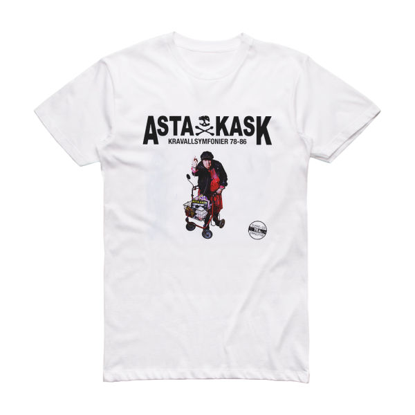 Asta Kask Kravallsymfonier 78 86 Album Cover T-Shirt White