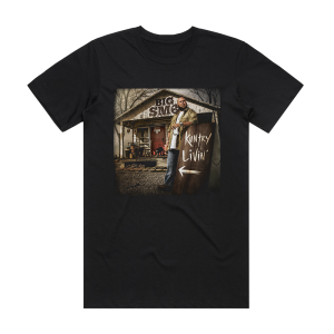 Big Smo Kuntry Livin Album Cover T-Shirt Black