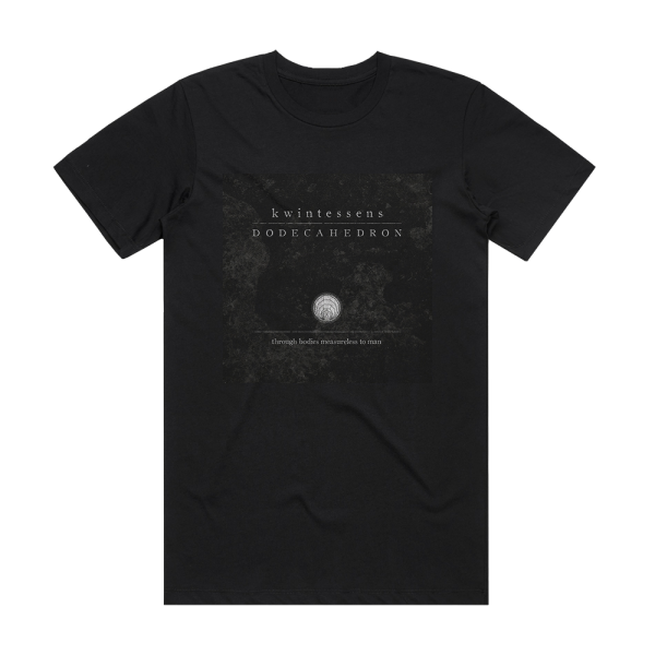 Dodecahedron Kwintessens Album Cover T-Shirt Black