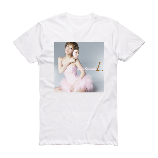 Ayumi Hamasaki L 1 Album Cover T-Shirt White