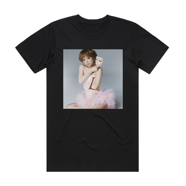 Ayumi Hamasaki L 2 Album Cover T-Shirt Black