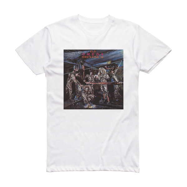 Omega L Omega Kisstadion 79 Album Cover T-Shirt White