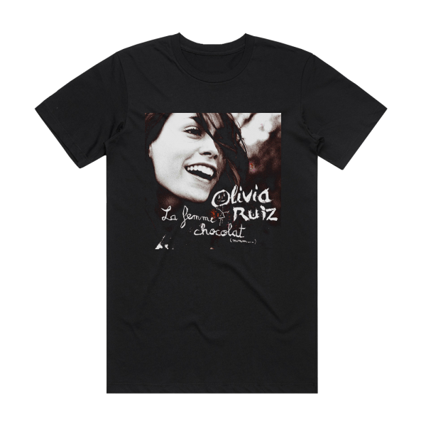 Olivia Ruiz La Femme Chocolat Album Cover T-Shirt Black