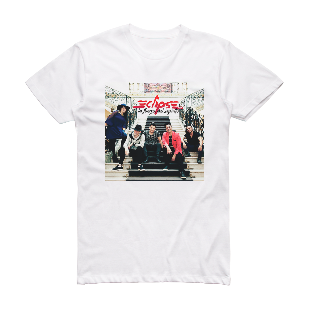 Eclipse Rock La Fuerza Del Espritu Album Cover T-Shirt White