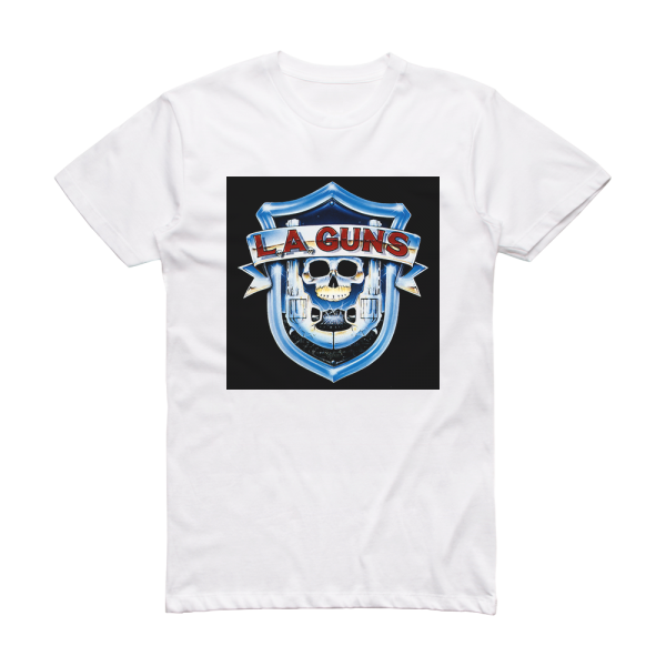 L A Guns La Guns Album Cover T-Shirt White