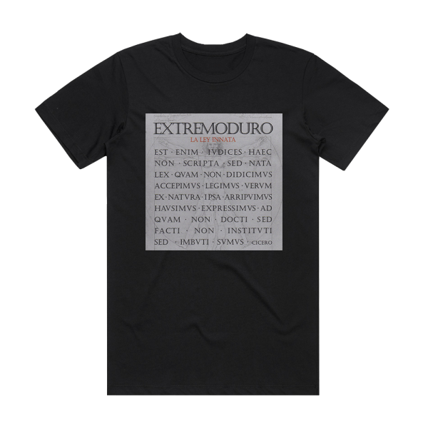 Extremoduro La Ley Innata Album Cover T-Shirt Black