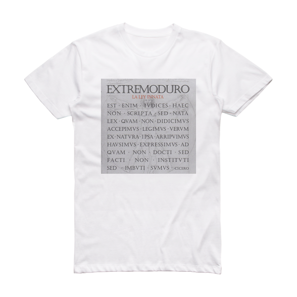 Extremoduro La Ley Innata Album Cover T-Shirt White