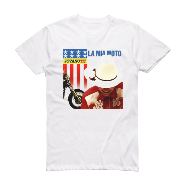 Jovanotti La Mia Moto Album Cover T-Shirt White