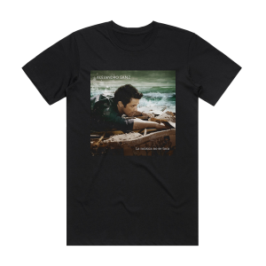 Alejandro Sanz La Msica No Se Toca Album Cover T-Shirt Black