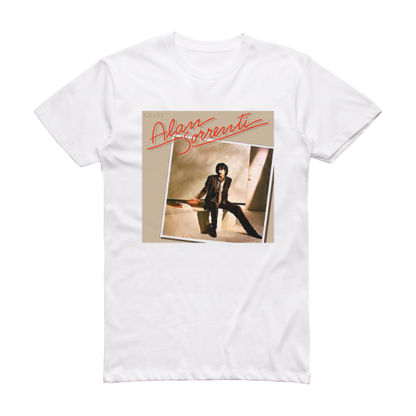 Alan Sorrenti La Ny Album Cover T-Shirt White