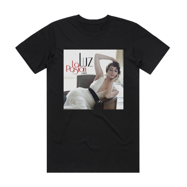 Luz Casal La Pasin Album Cover T-Shirt Black