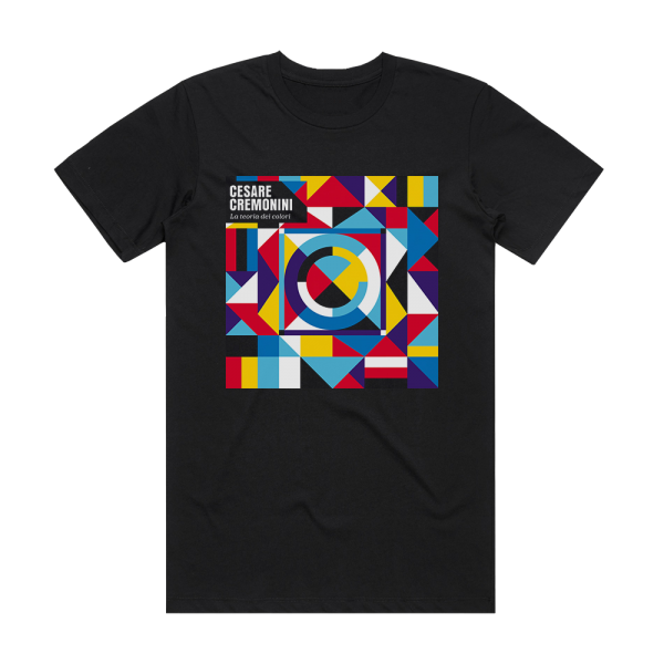 Cesare Cremonini La Teoria Dei Colori Album Cover T-Shirt Black